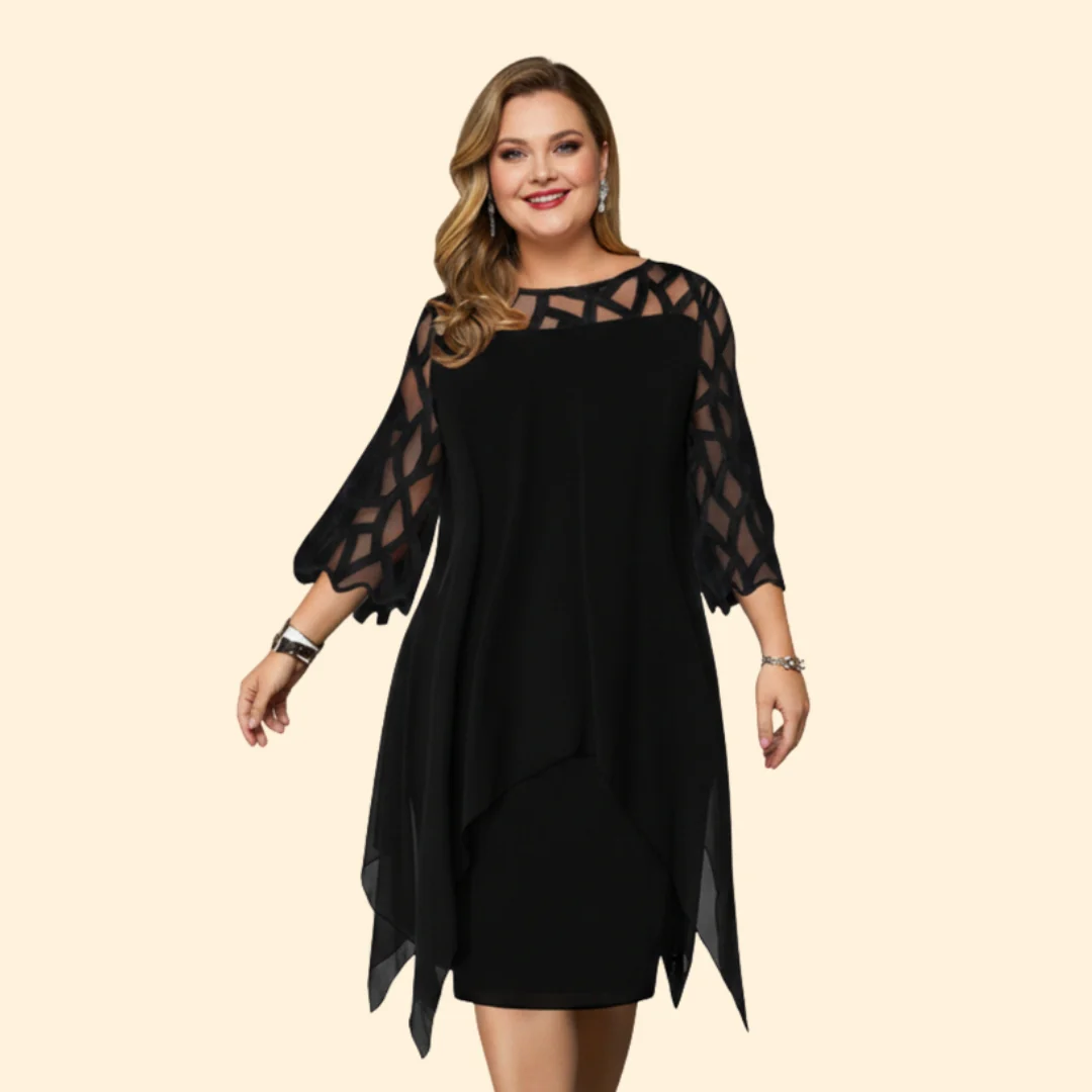 Women’s Dress with Flowy Cut-Out Sleeves - Image 7
