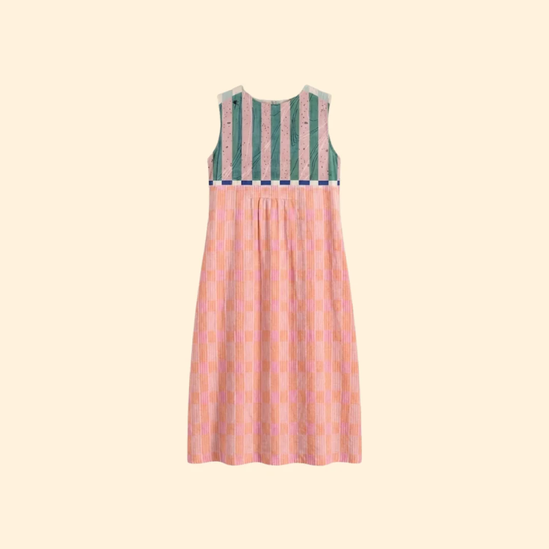 Women’s Dress with Vertical Striped