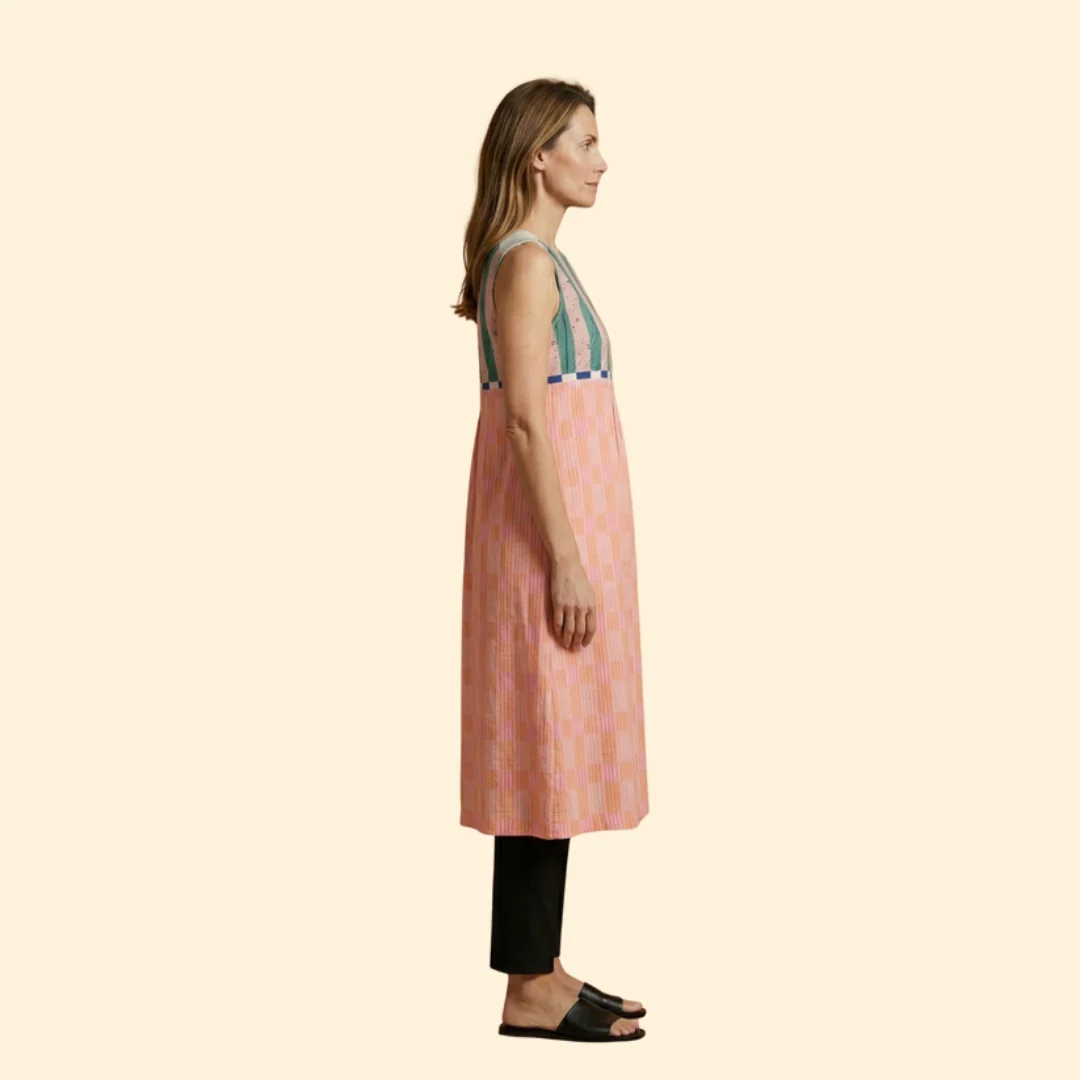 Women’s Dress with Vertical Striped - Image 3