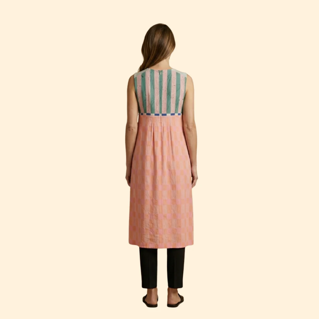 Women’s Dress with Vertical Striped - Image 5