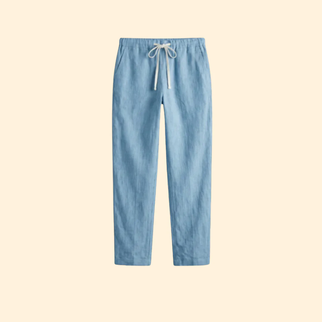 Women’s Easy Fit Trousers with Drawstring Waist