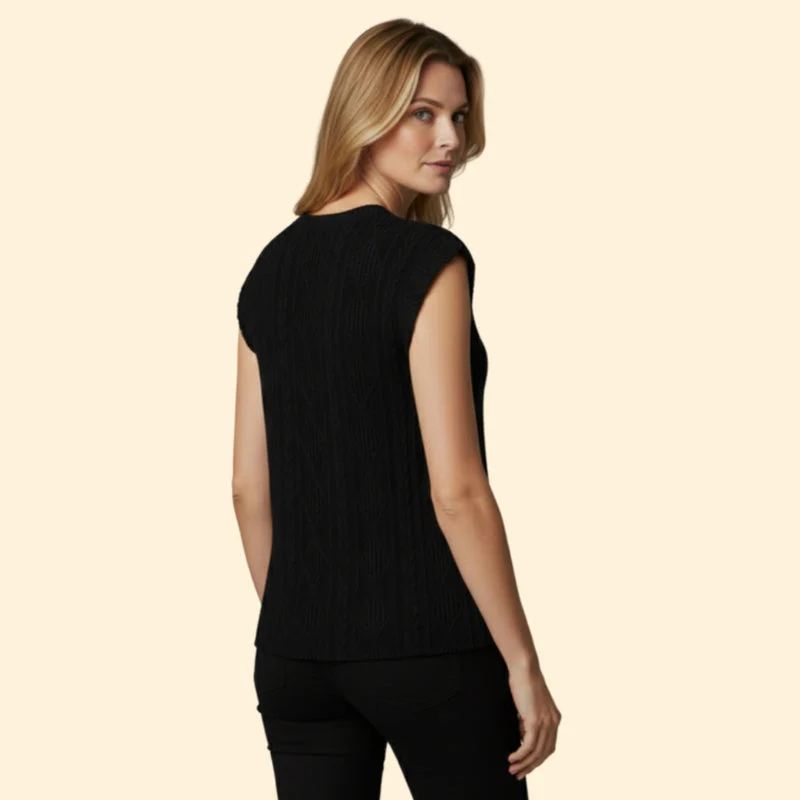 Women's Elegant Jacquard Lace Detail T-Shirt - Image 5