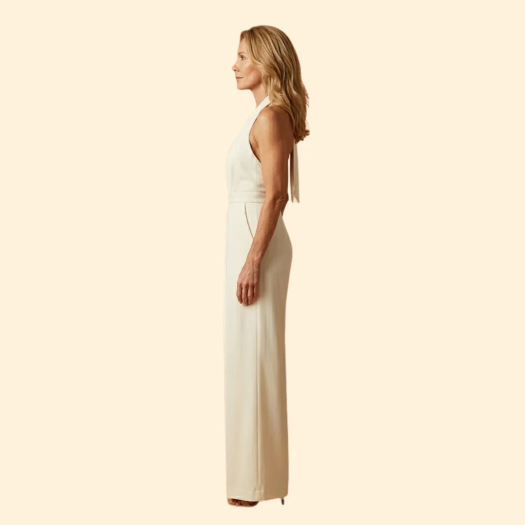 Women’s Elegant Jumpsuit Deep V Neckline - Image 5