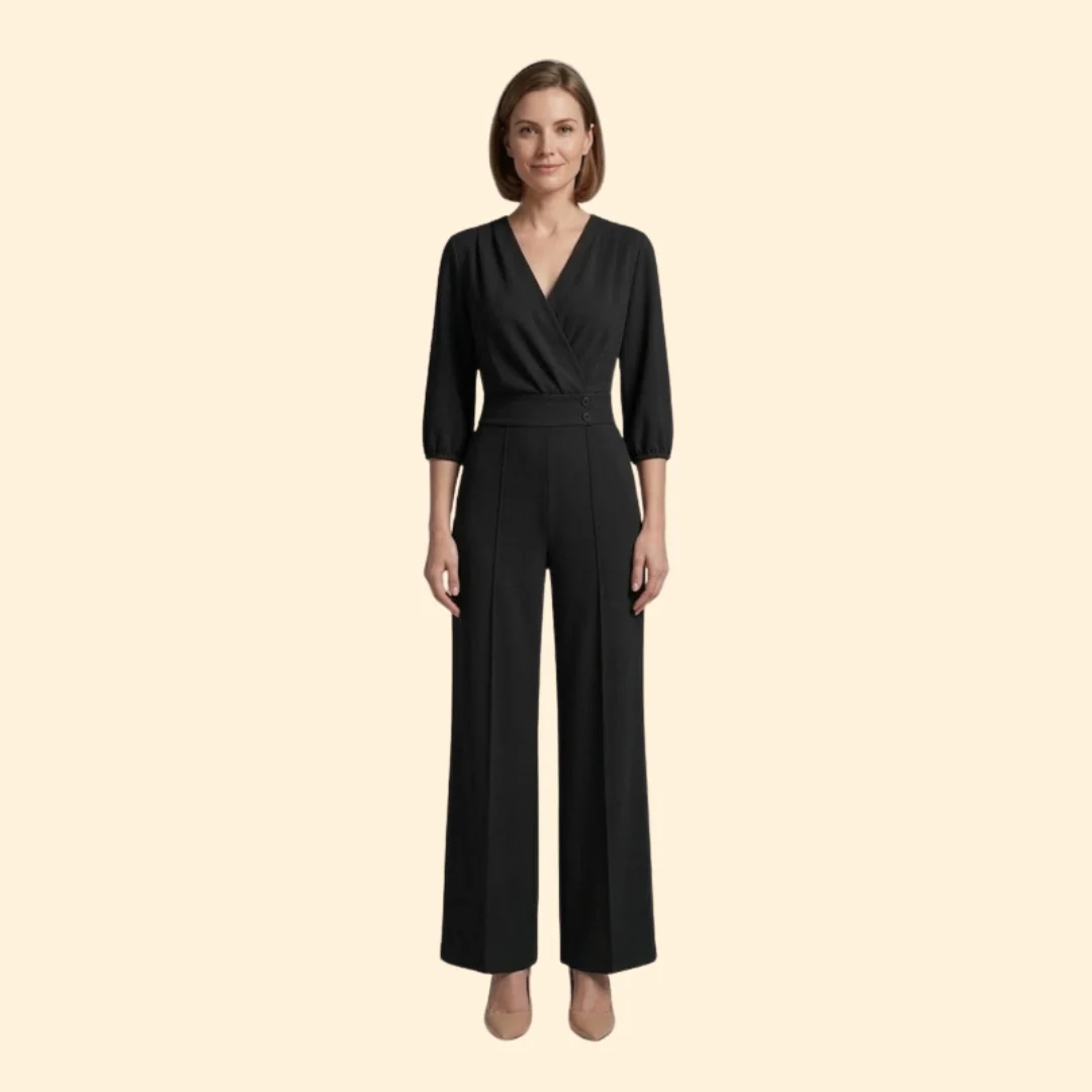 Women’s Elegant Jumpsuit with Button Detail - Image 12