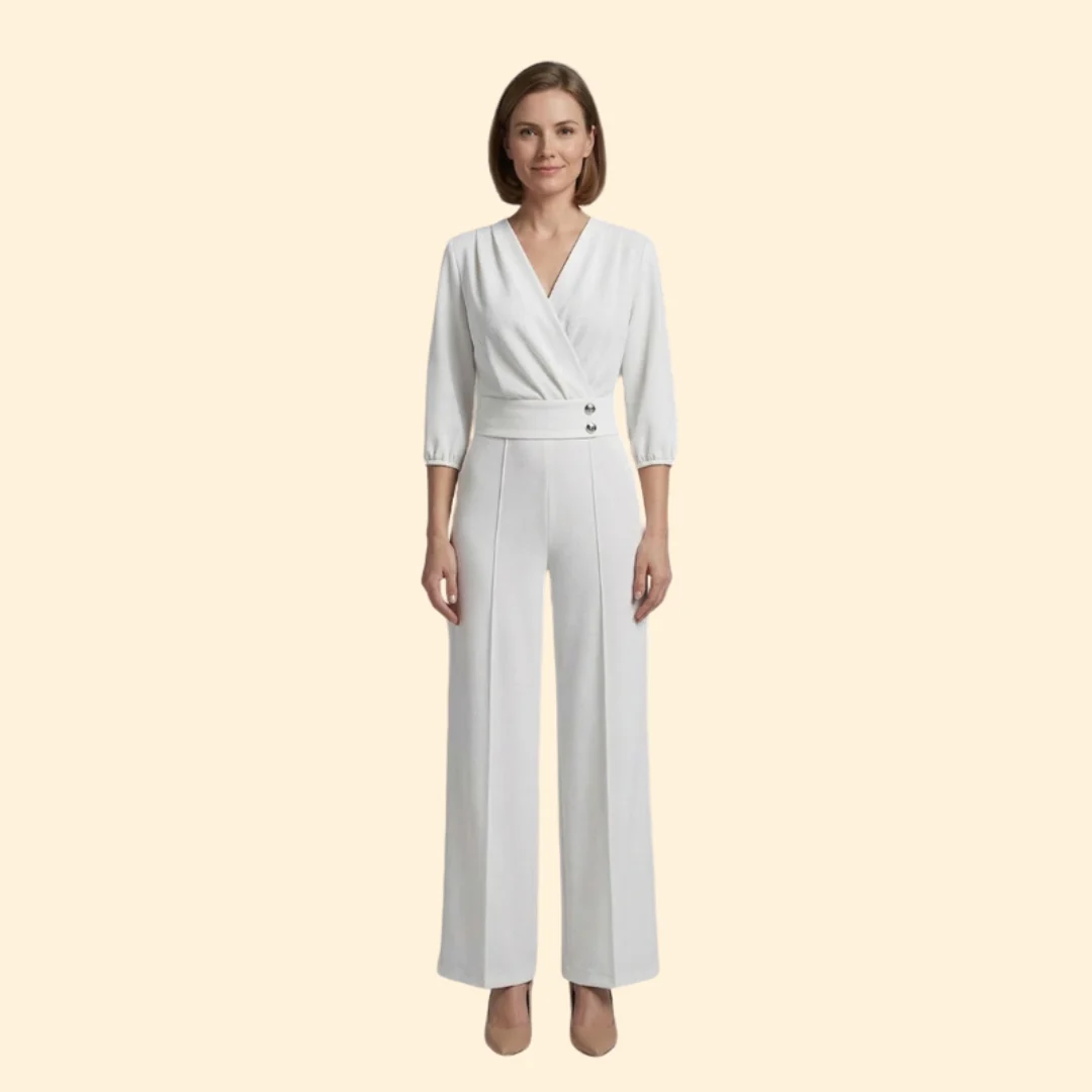 Women’s Elegant Jumpsuit with Button Detail - Image 13