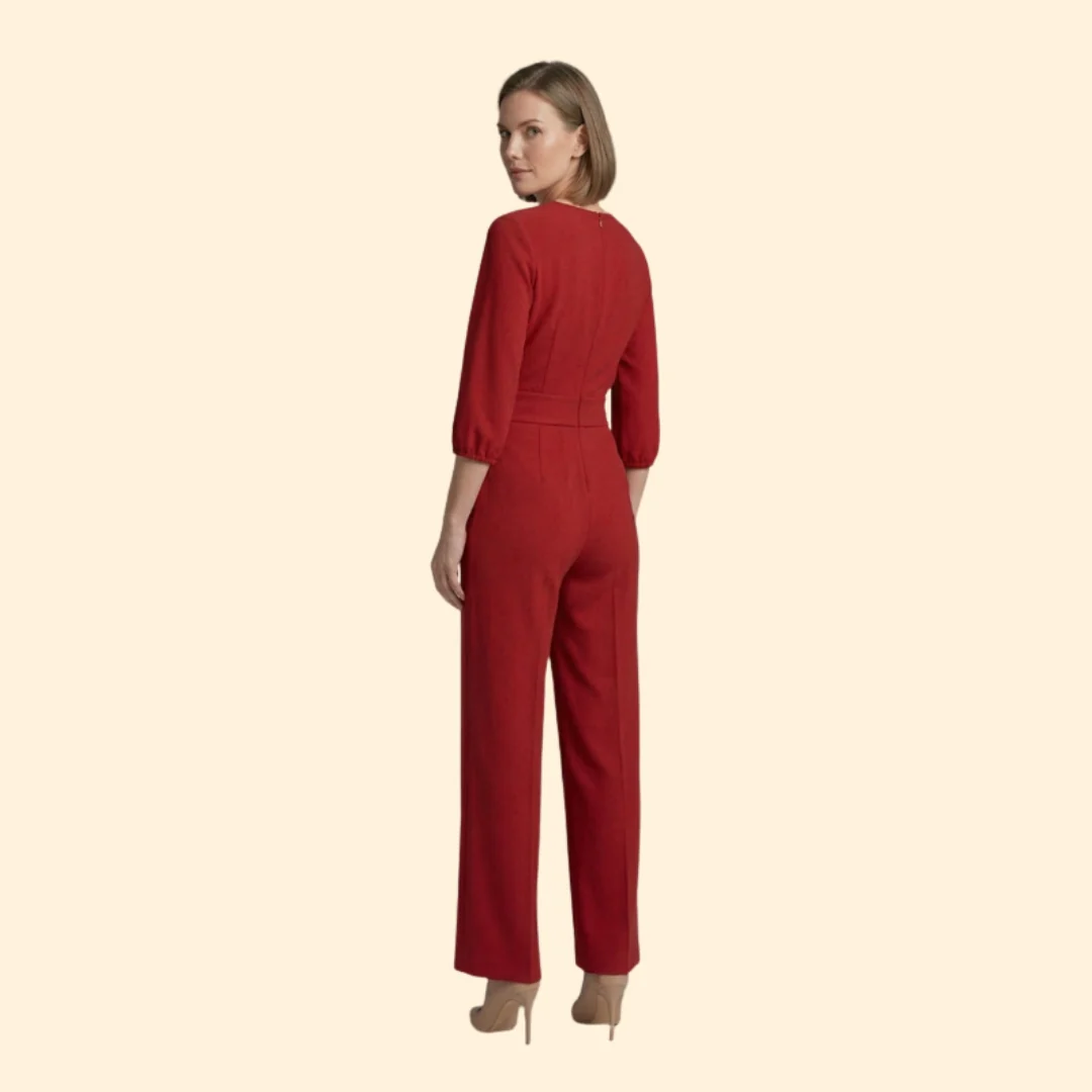 Women’s Elegant Jumpsuit with Button Detail - Image 5