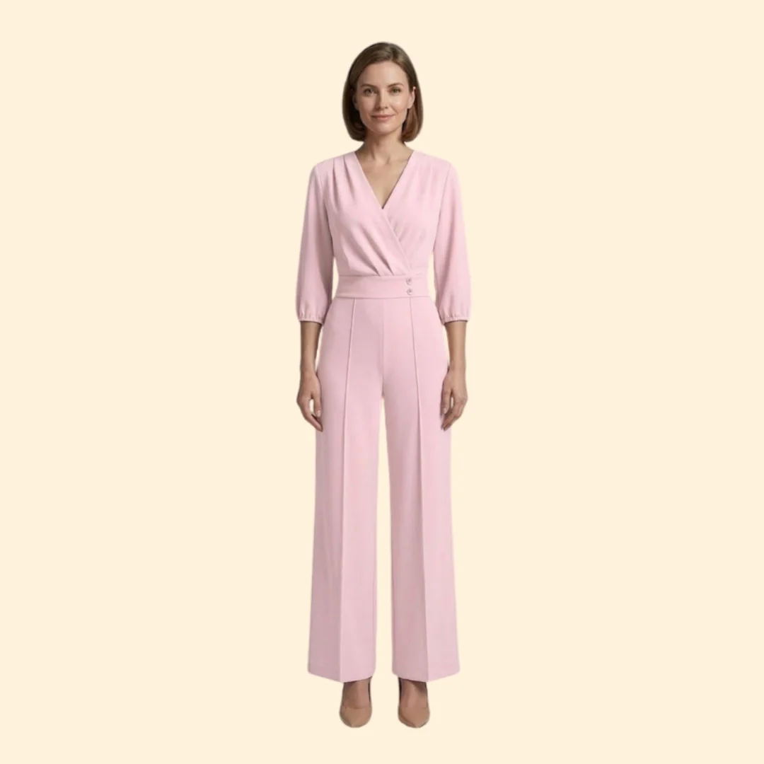 Women’s Elegant Jumpsuit with Button Detail - Image 7