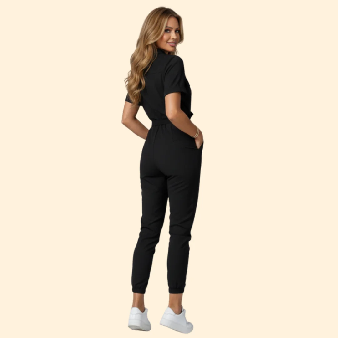 Women’s Elegant Jumpsuit with Relaxed Fit - Image 4