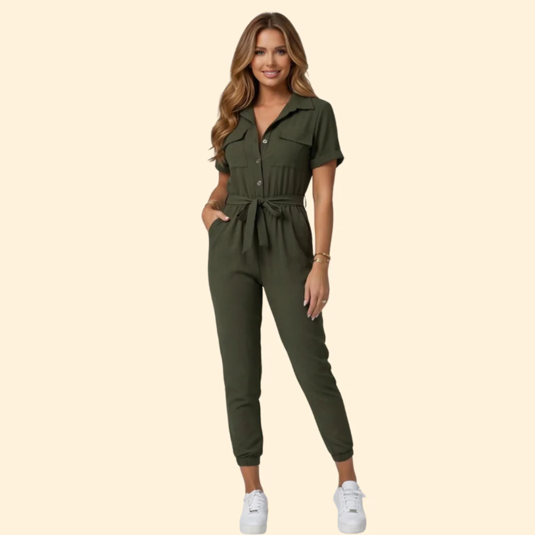 Women’s Elegant Jumpsuit with Relaxed Fit - Image 6
