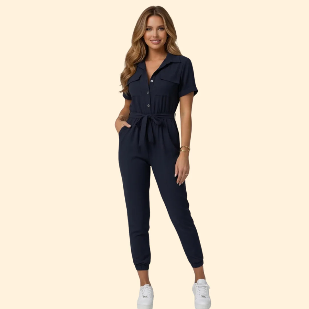 Women’s Elegant Jumpsuit with Relaxed Fit - Image 7