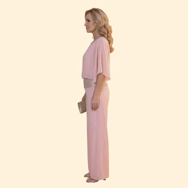 Women’s Elegant Jumpsuit with Sequin Detail - Image 5