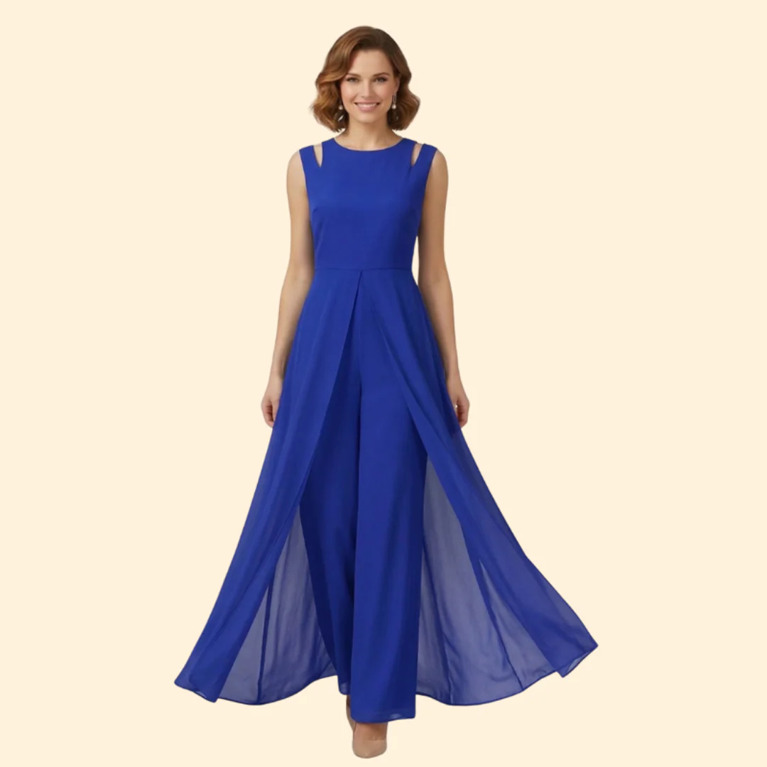 Women’s Elegant Jumpsuit with Shoulder Accents - Image 6