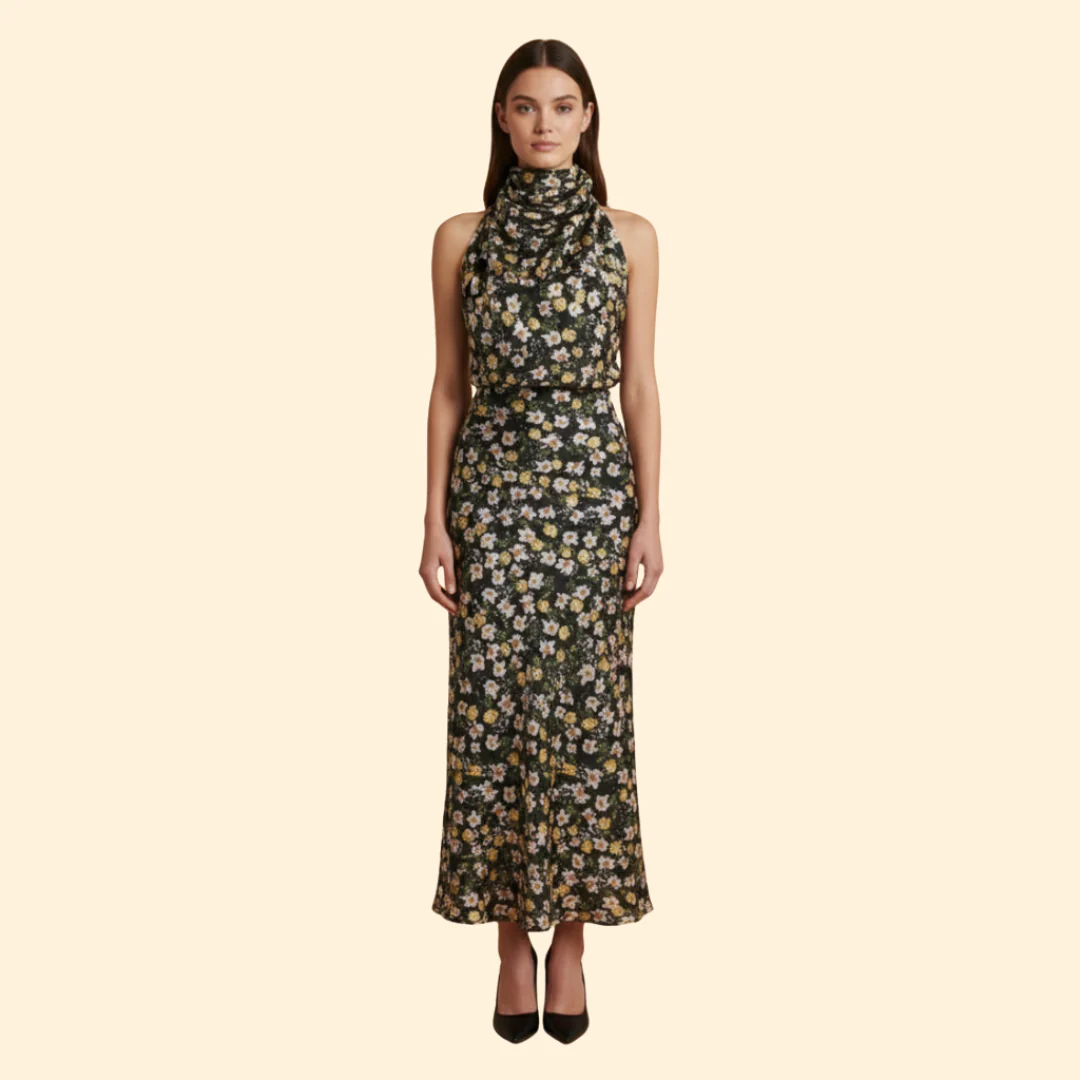 Women’s Elegant Satin Dress - Image 14