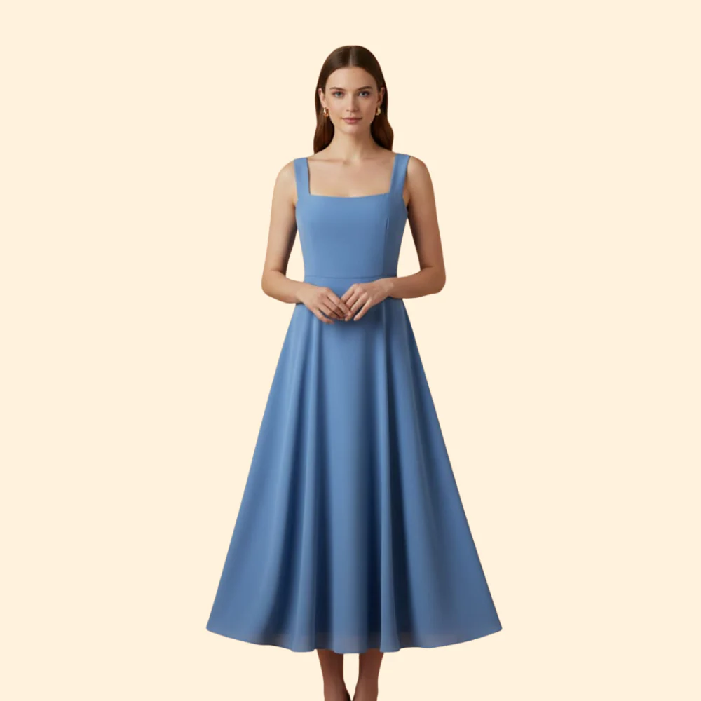 Women’s Elegant Sleeveless Dress - Image 2