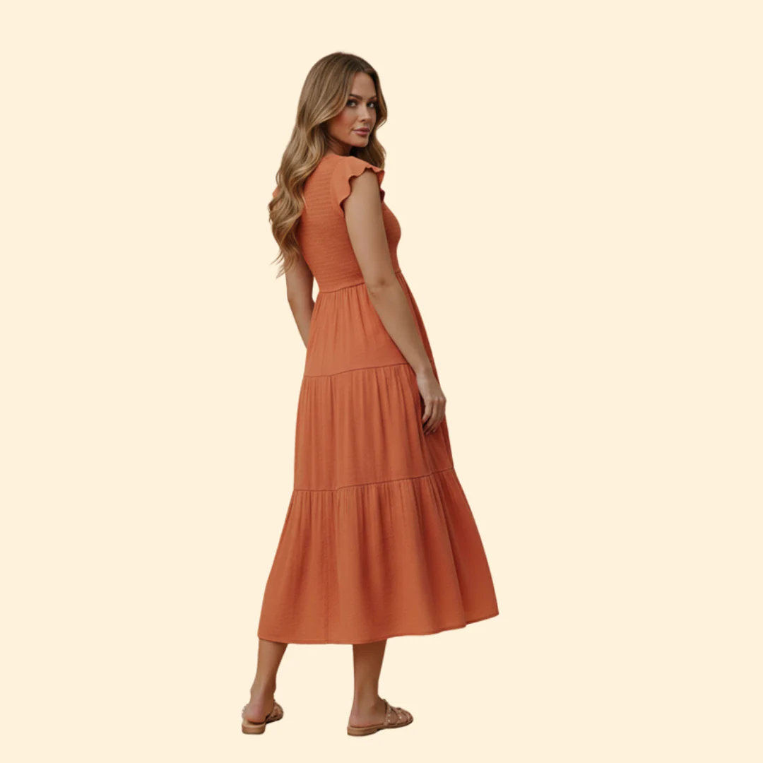 Women's Elegant Summer Midi Dress - Image 3