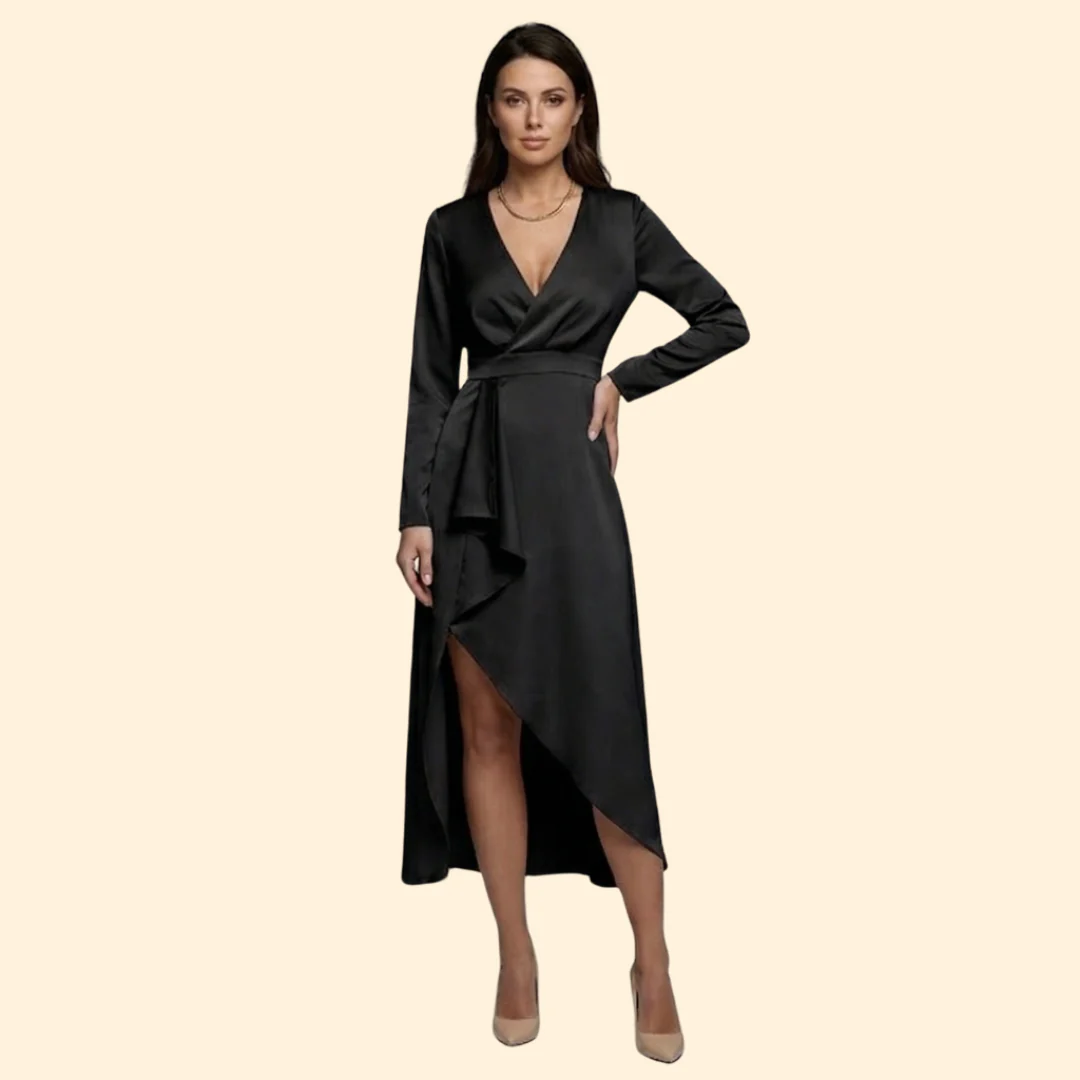 Women’s Elegant V-Neck Dress - Image 6