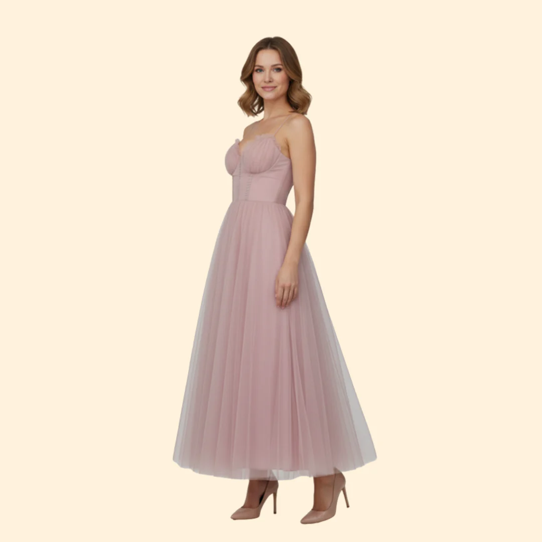 Women’s Evening Dress Tulle Skirt Corset - Image 4
