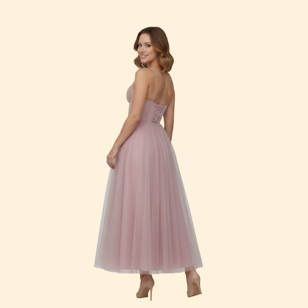 Women’s Evening Dress Tulle Skirt Corset - Image 5