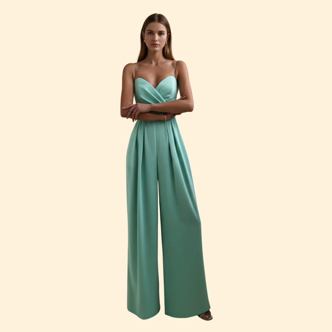 Women’s Evening Jumpsuit with Wide Leg Fit - Image 7