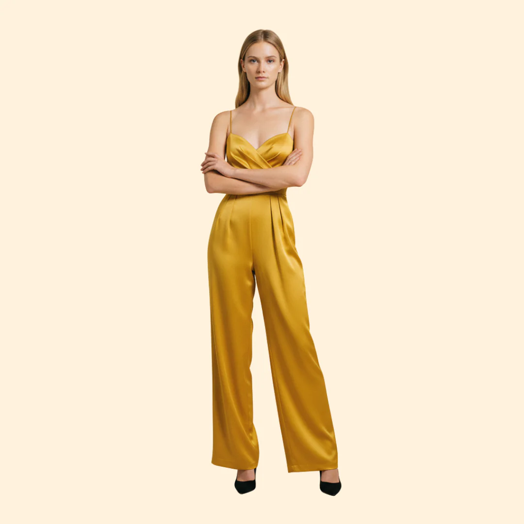 Women’s Evening Jumpsuit with Wide Leg Fit - Image 9