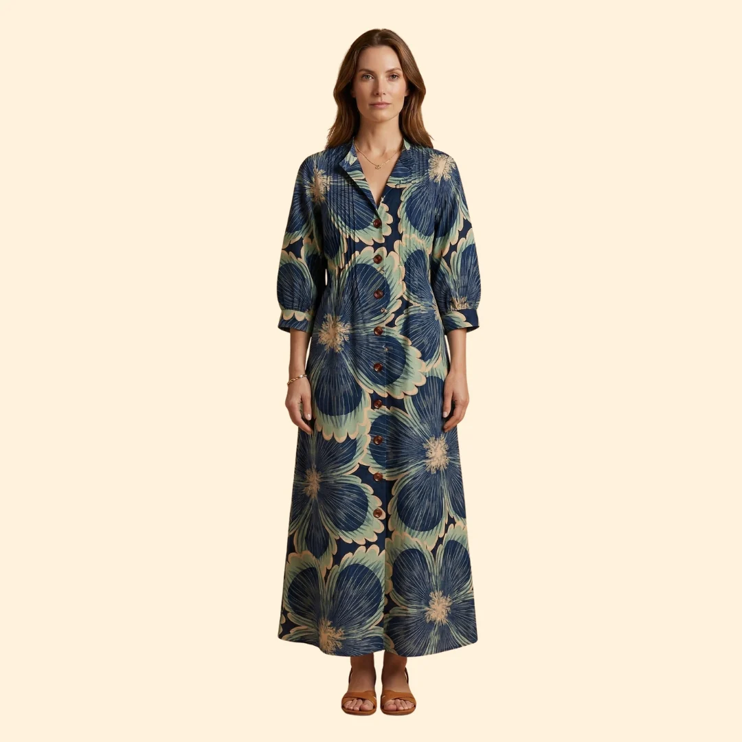 Women's Floral Maxi Dress - Image 12