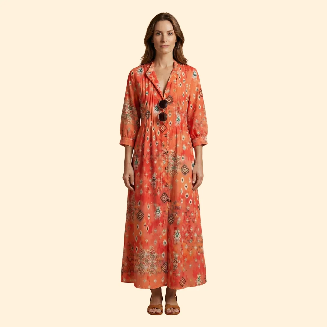 Women's Floral Maxi Dress - Image 13