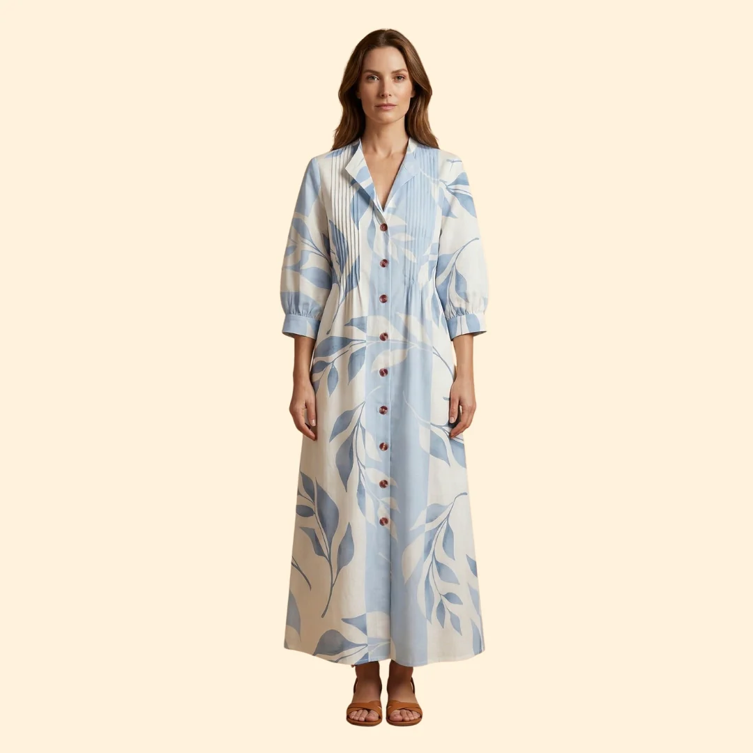 Women's Floral Maxi Dress - Image 2