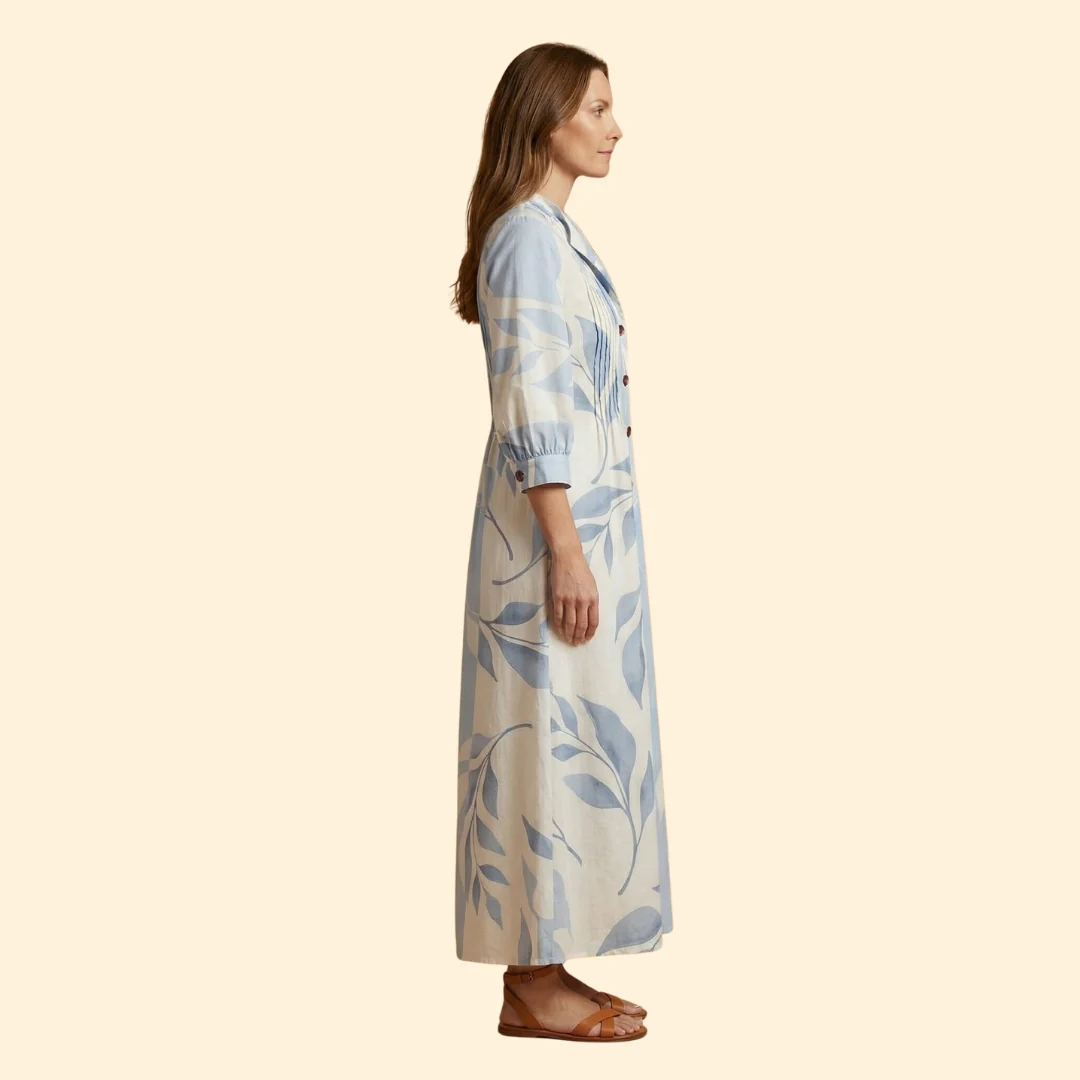Women's Floral Maxi Dress - Image 3