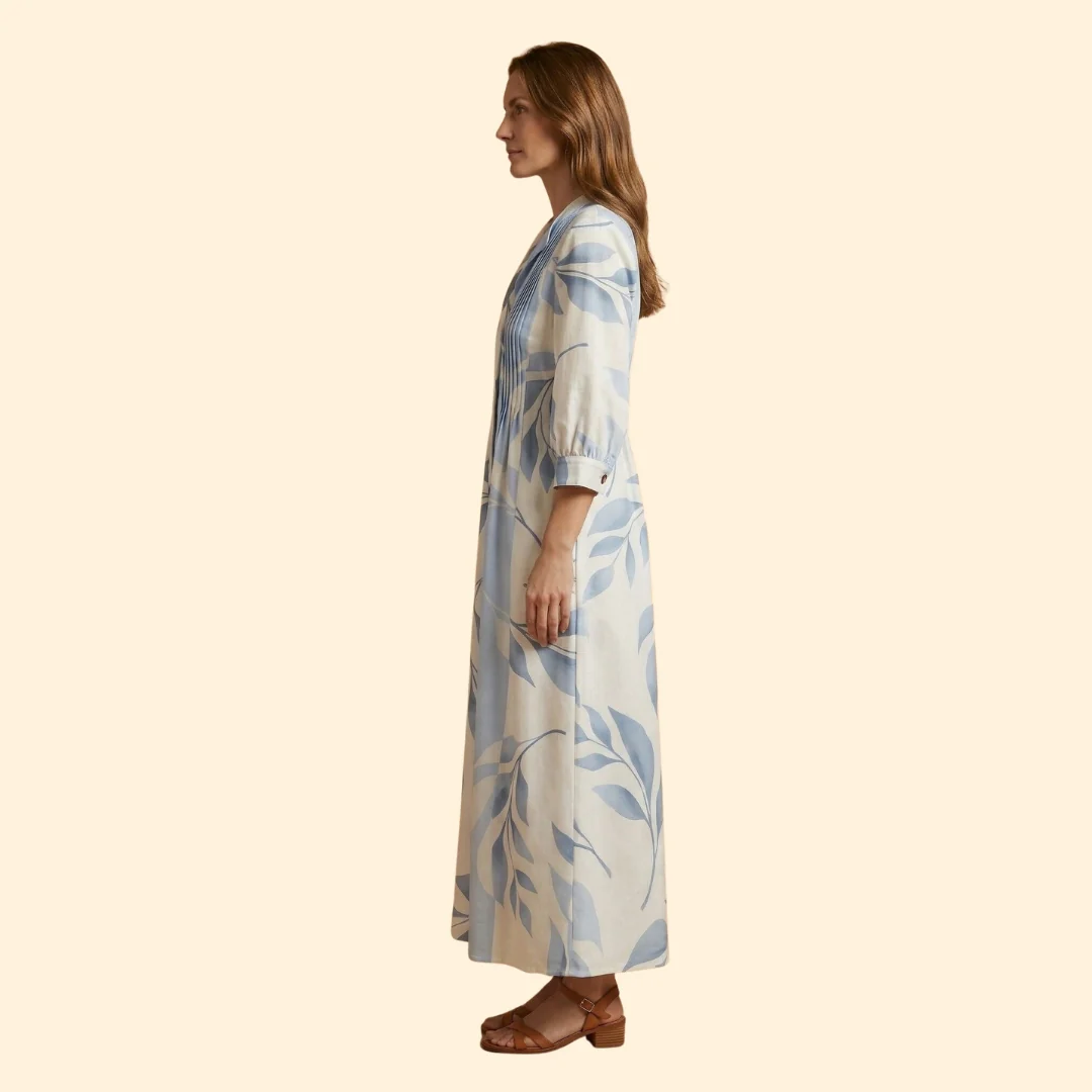 Women's Floral Maxi Dress - Image 4