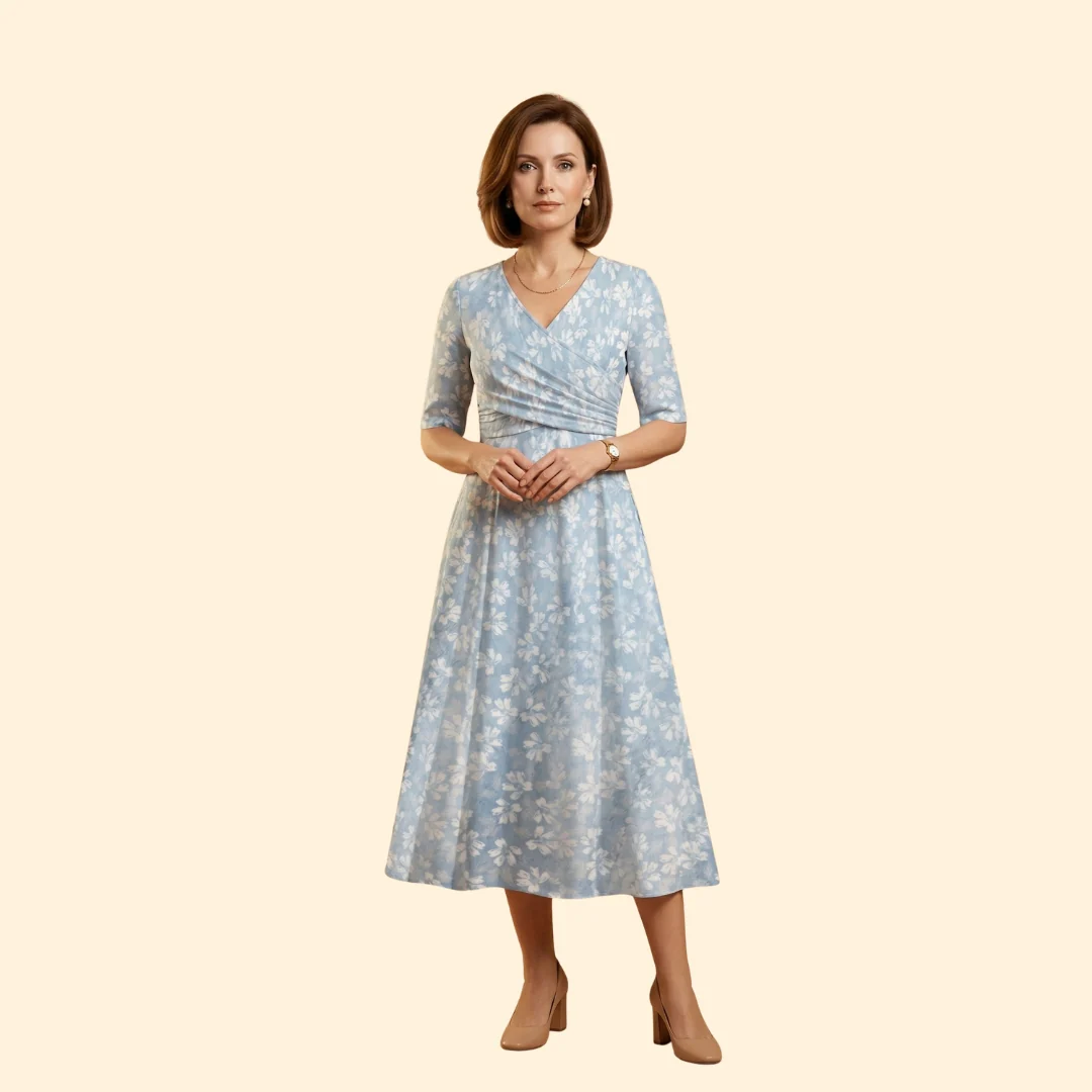 Women's Floral Midi Dress - Image 2
