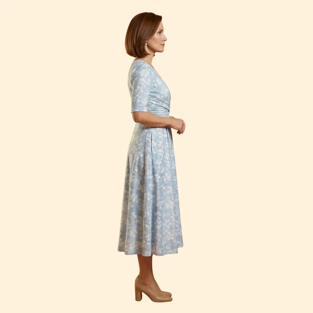 Women's Floral Midi Dress - Image 3