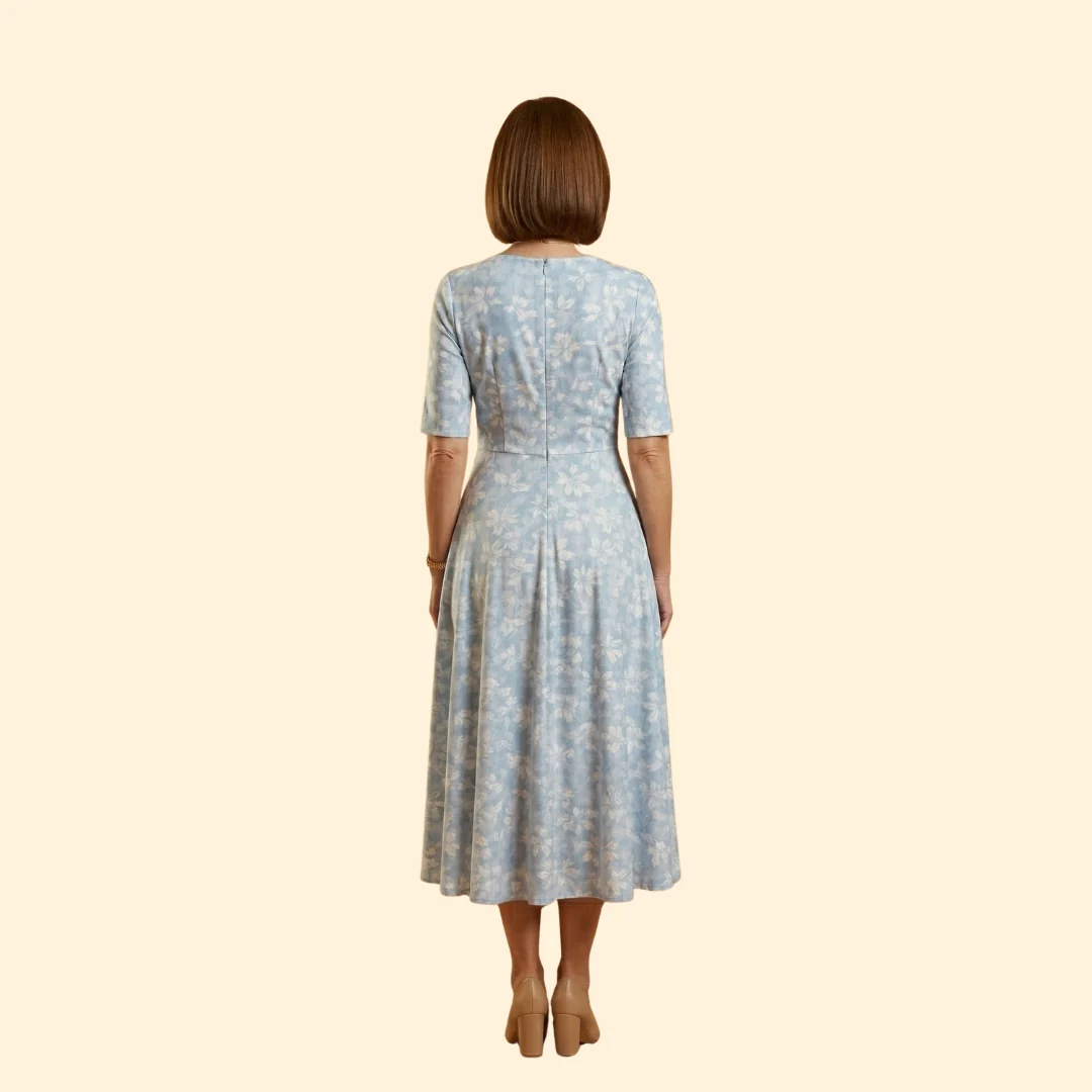 Women's Floral Midi Dress - Image 5