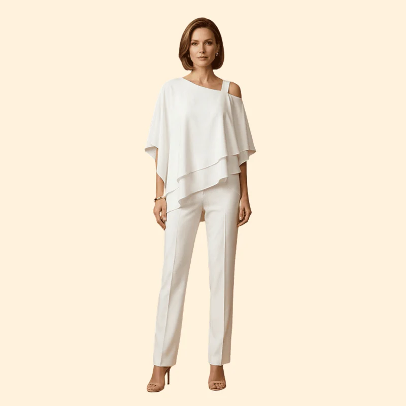 Women’s Flowing Jumpsuit with Loose Fit Design - Image 2