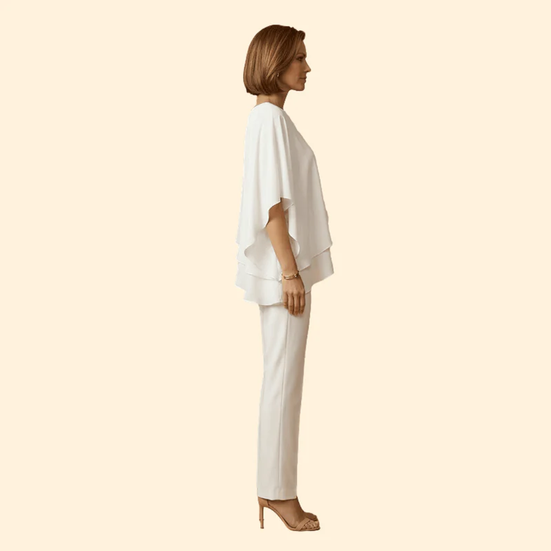 Women’s Flowing Jumpsuit with Loose Fit Design - Image 3
