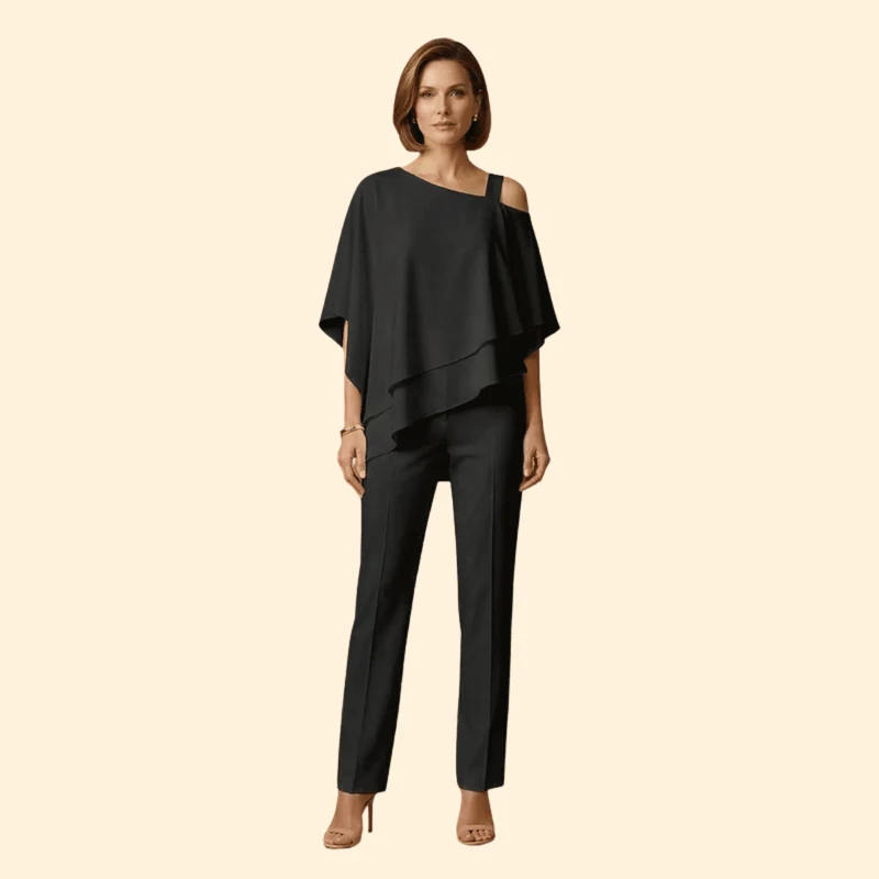 Women’s Flowing Jumpsuit with Loose Fit Design - Image 6