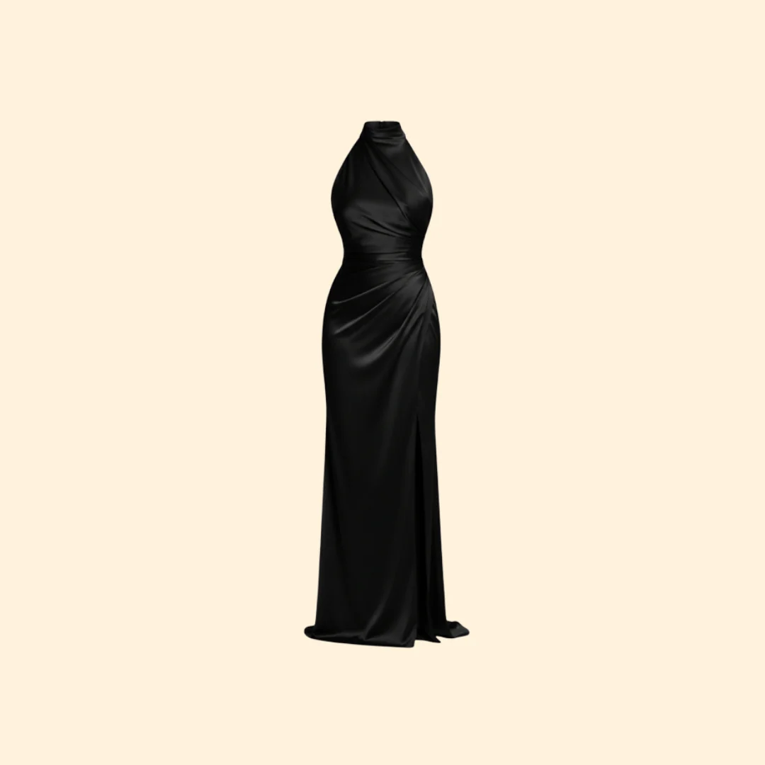 Women’s Glamorous Dress with Slit Detail