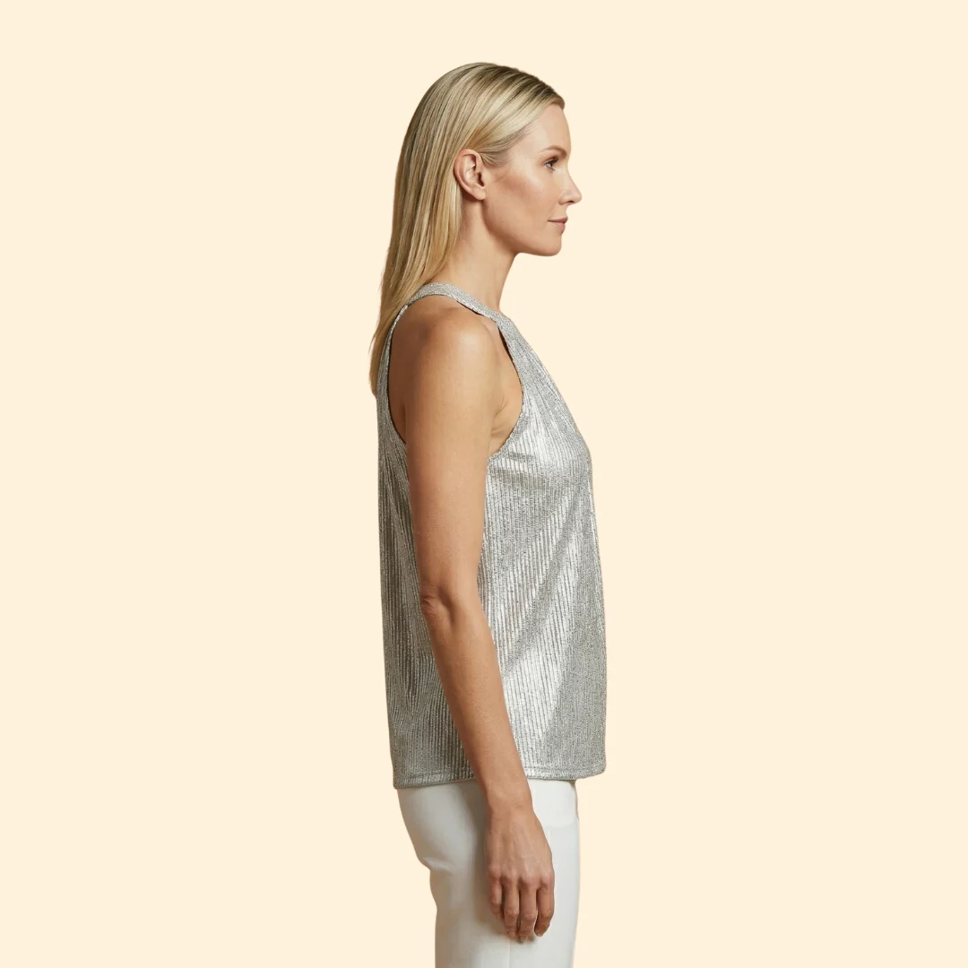 Women’s Halter Top with Round Neckline - Image 3