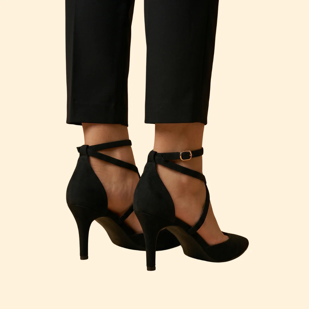 Women's Heeled Sandals with Straps - Image 5