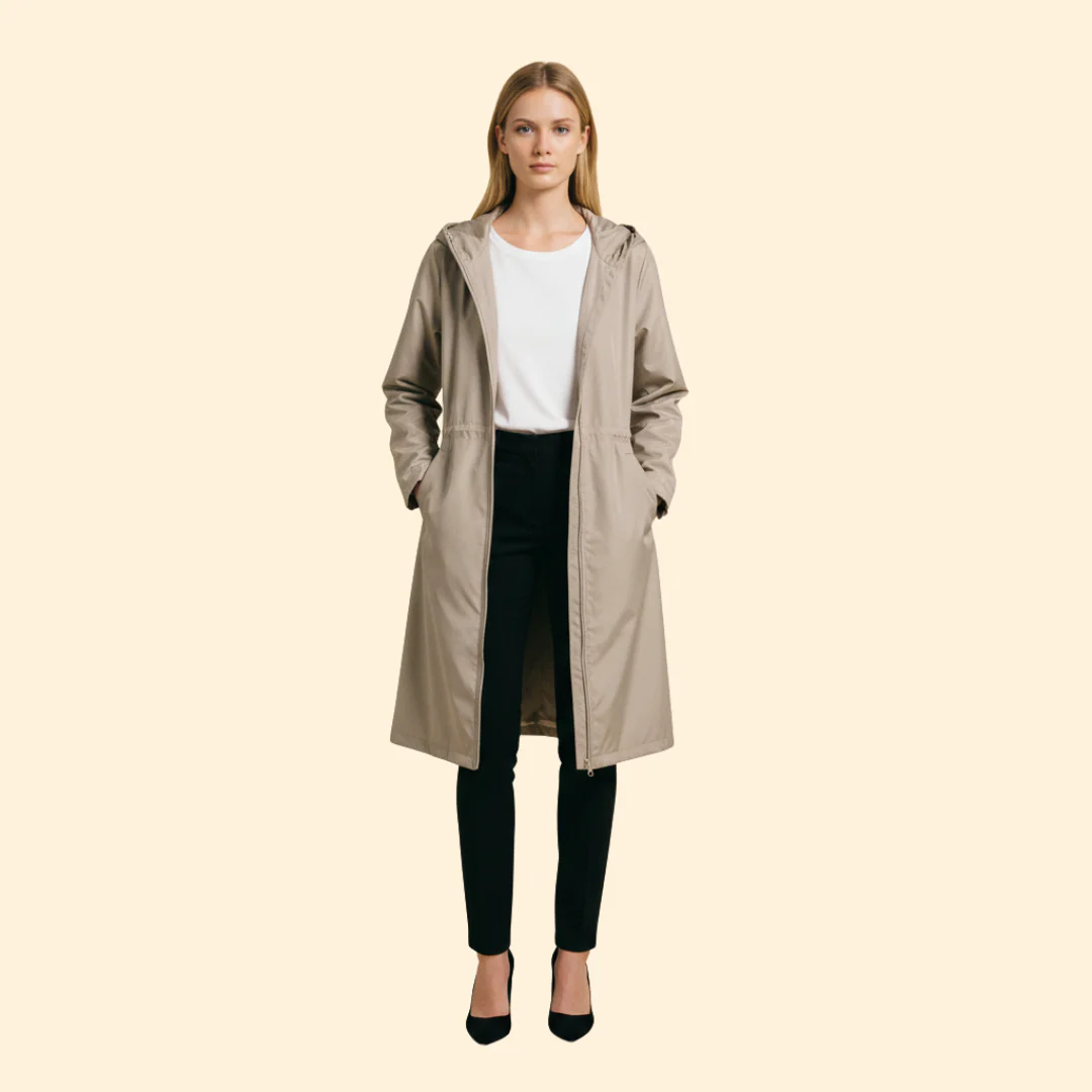 Women’s Hood Jacket with Front Zip Closure - Image 10