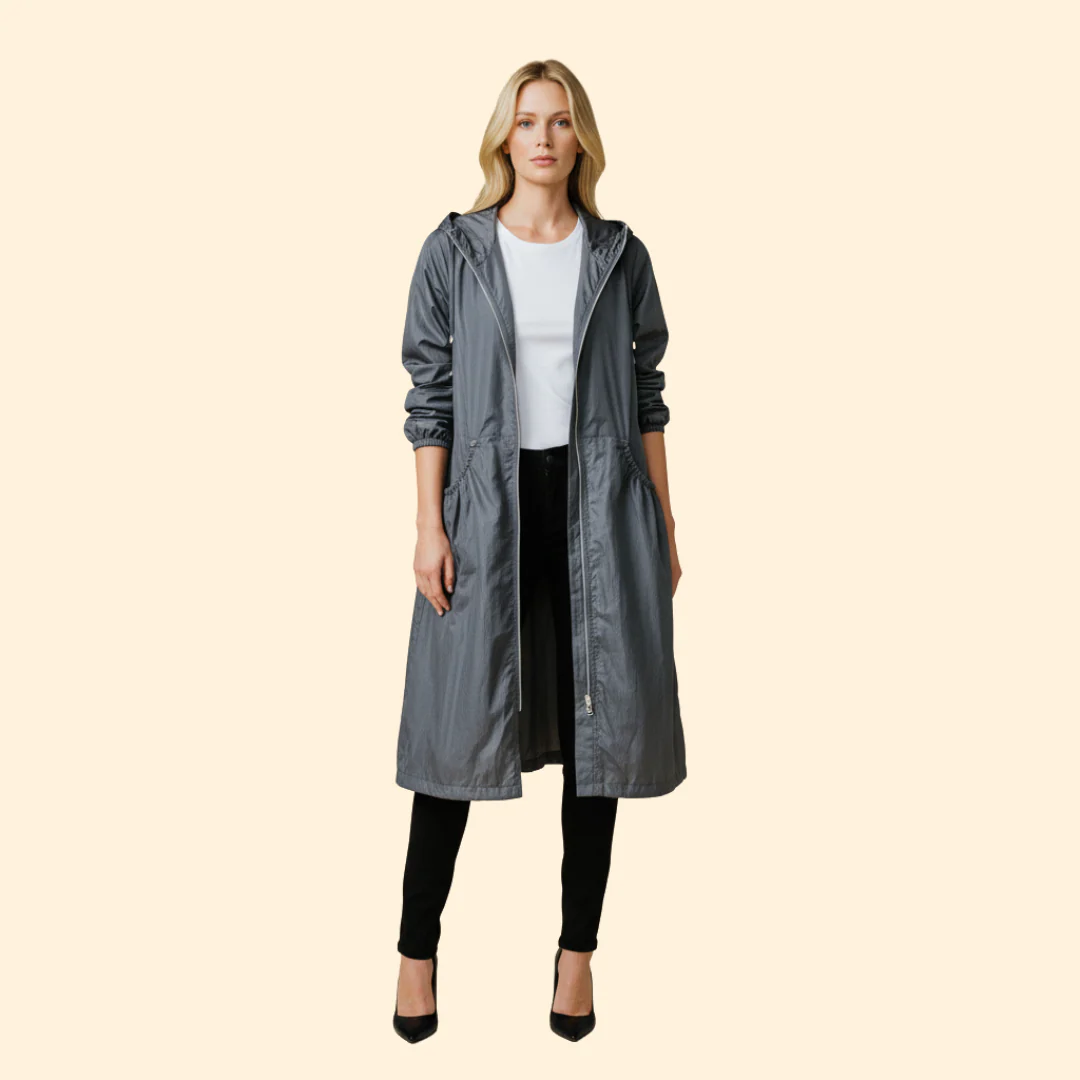 Women’s Hood Jacket with Front Zip Closure - Image 11