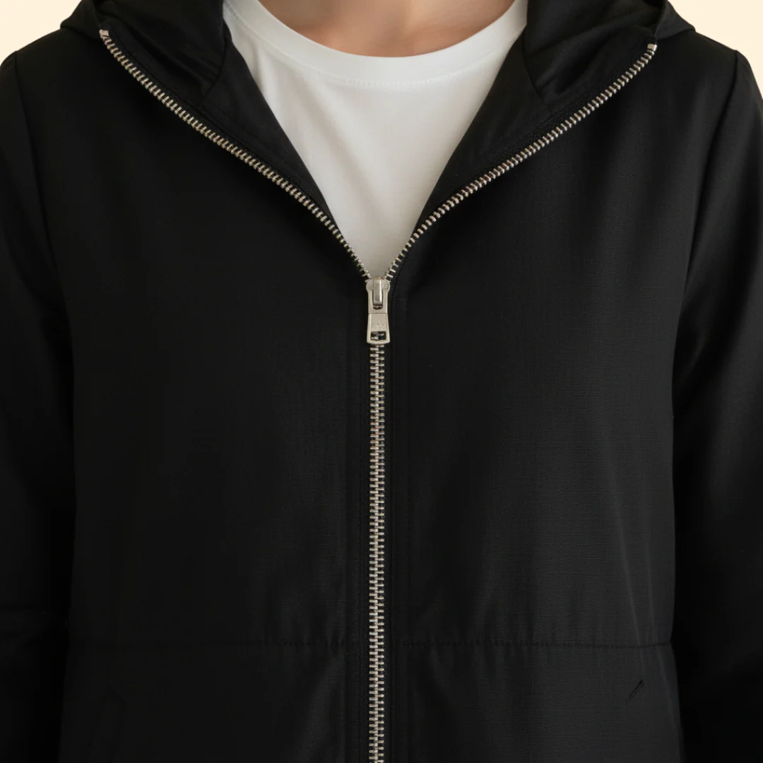 Women’s Hood Jacket with Front Zip Closure - Image 7