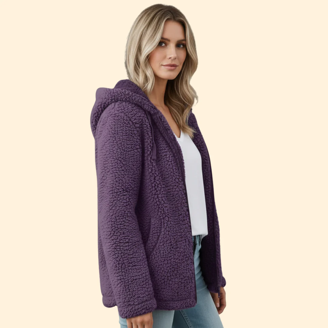 Women’s Hooded Jacket with Fleece Lining - Image 4