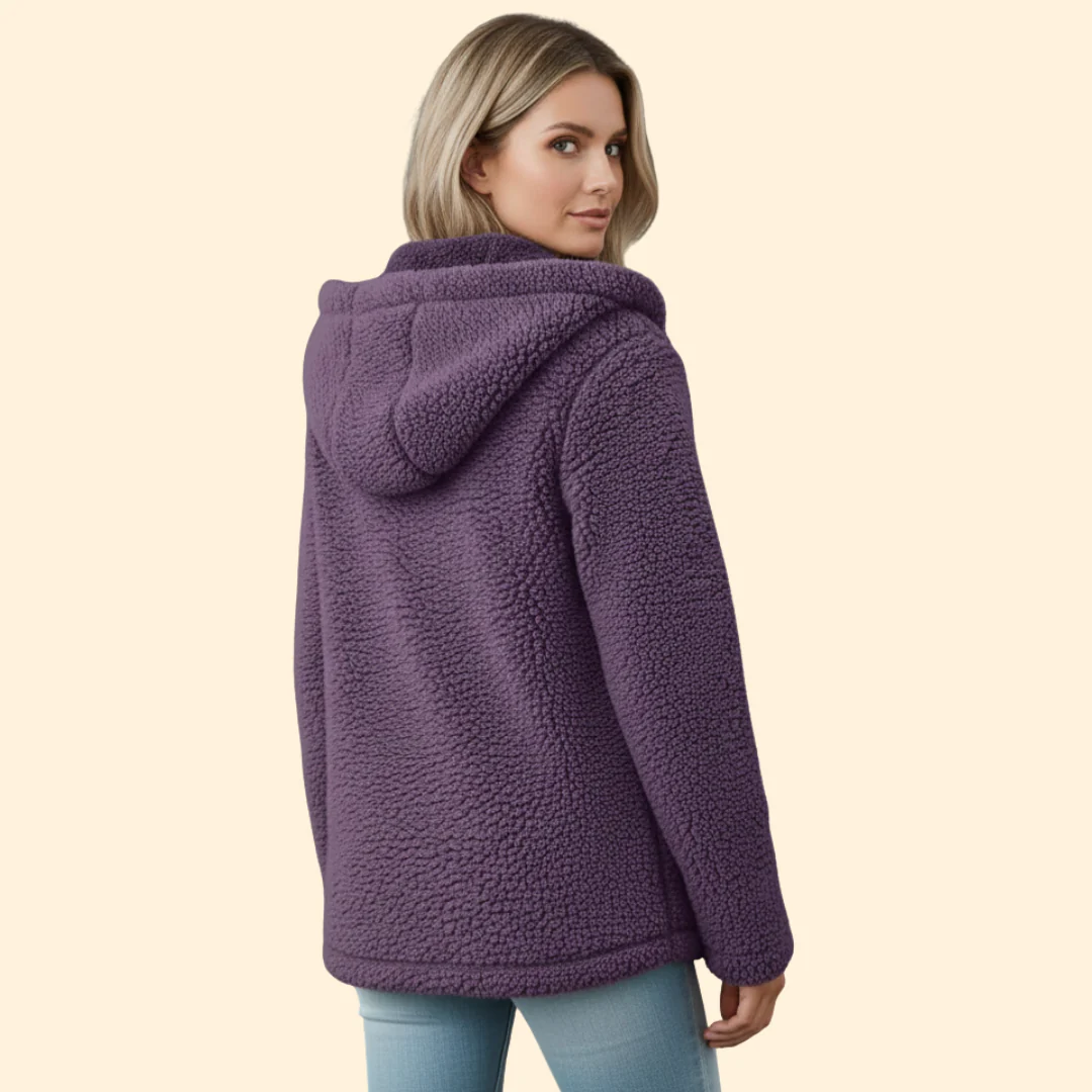 Women’s Hooded Jacket with Fleece Lining - Image 5