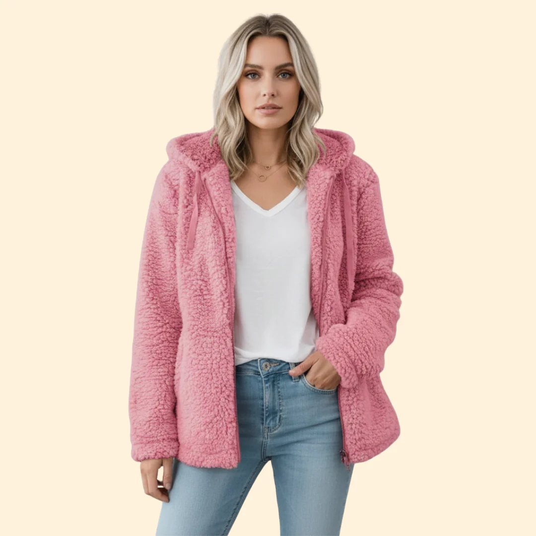 Women’s Hooded Jacket with Fleece Lining - Image 6
