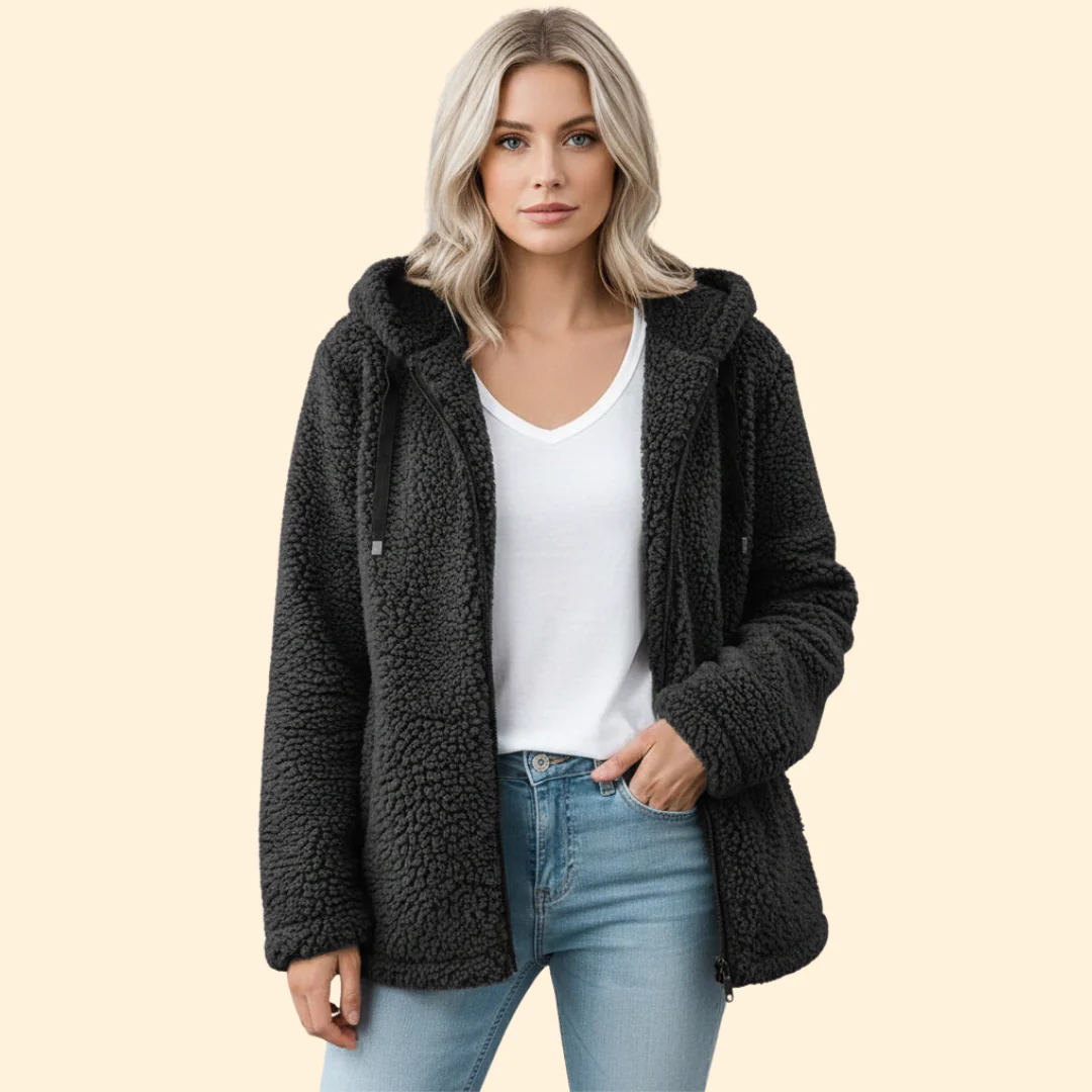 Women’s Hooded Jacket with Fleece Lining - Image 7