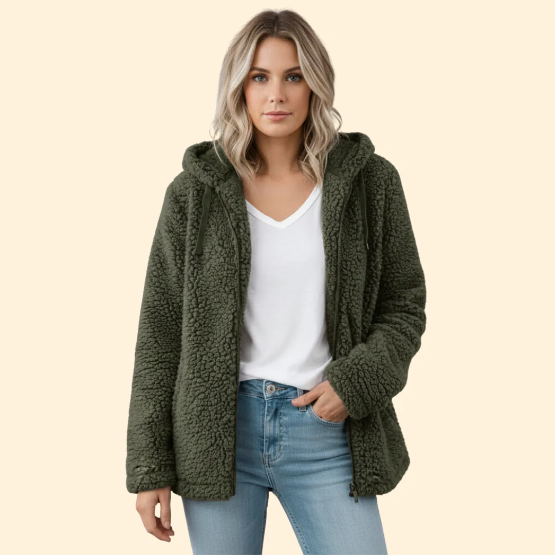 Women’s Hooded Jacket with Fleece Lining - Image 8