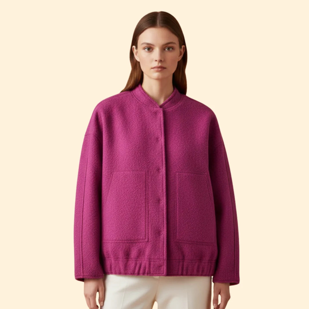 Women’s Jacket with Front Patch Pockets - Image 10