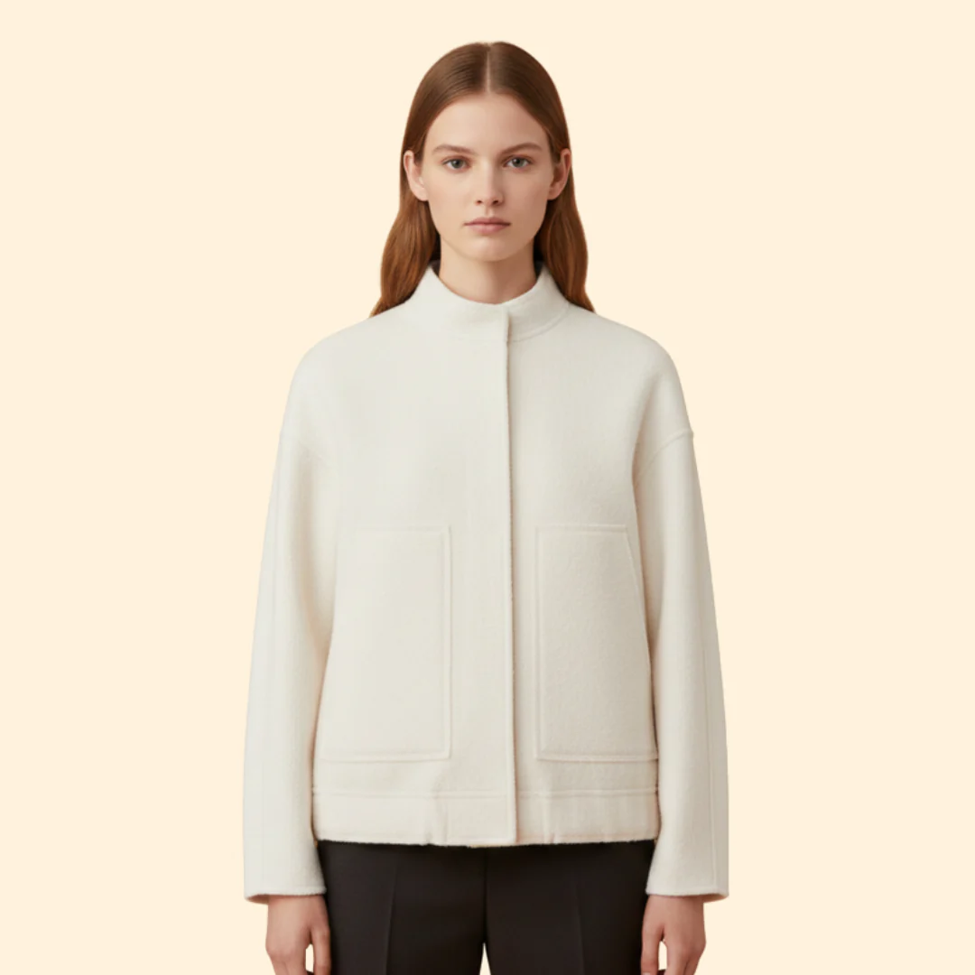 Women’s Jacket with Front Patch Pockets - Image 11