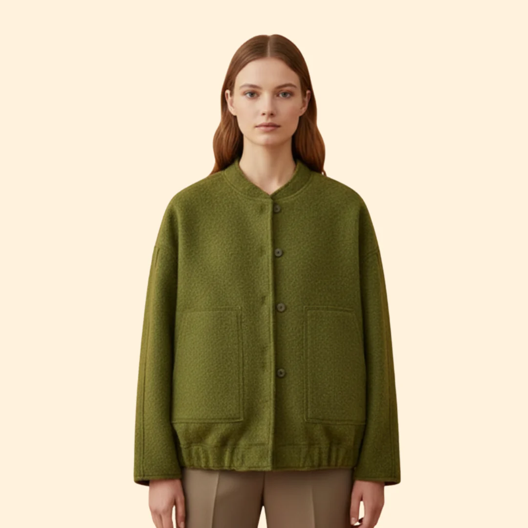 Women’s Jacket with Front Patch Pockets - Image 13