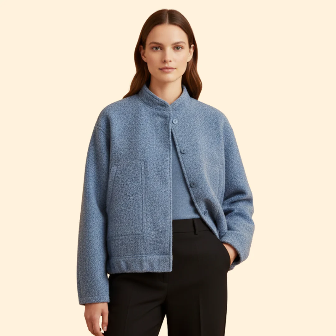 Women’s Jacket with Front Patch Pockets - Image 15
